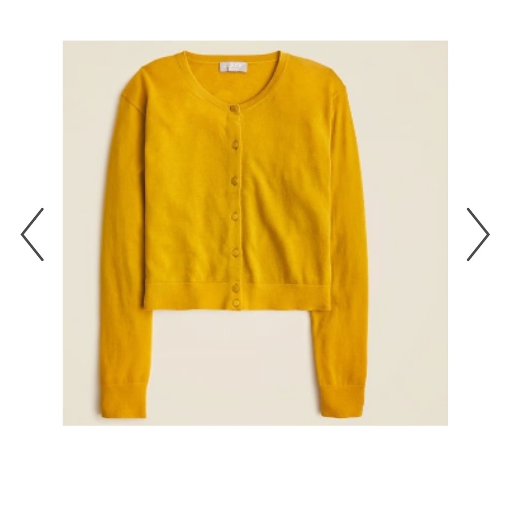 NWT J. Crew Featherweight Cashmere Cardigan size small - Picture 2 of 14